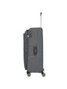 Travelite Skaii L szürke 4 kerekű bővíthető nagy méretű bőrönd 