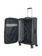 Travelite Skaii L szürke 4 kerekű bővíthető nagy méretű bőrönd 