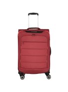 Travelite Skaii M piros 4 kerekű kabin méretű bőrönd 