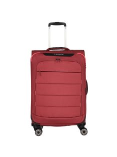 Travelite Skaii M piros 4 kerekű kabin méretű bőrönd 