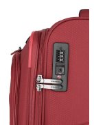 Travelite Skaii M piros 4 kerekű kabin méretű bőrönd 