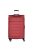 Travelite Skaii L piros 4 kerekű bővíthető nagy méretű bőrönd 