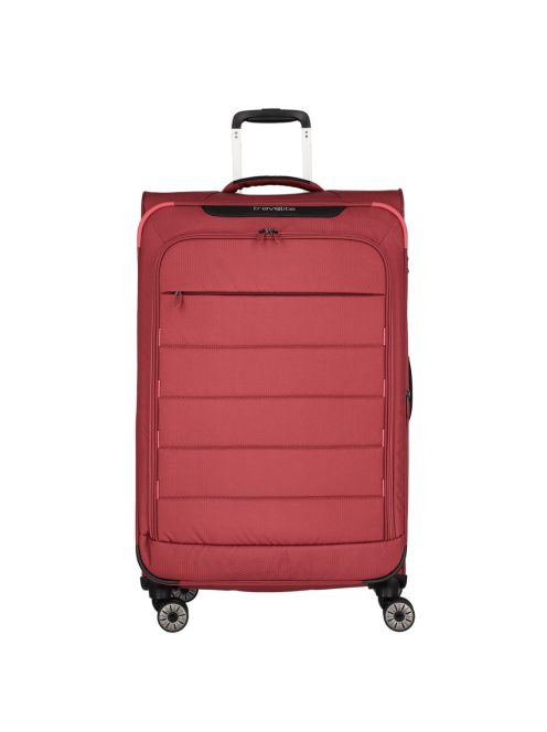 Travelite Skaii L piros 4 kerekű bővíthető nagy méretű bőrönd 