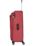 Travelite Skaii L piros 4 kerekű bővíthető nagy méretű bőrönd 