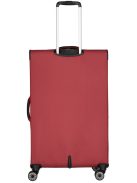 Travelite Skaii L piros 4 kerekű bővíthető nagy méretű bőrönd 