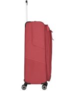 Travelite Skaii L piros 4 kerekű bővíthető nagy méretű bőrönd 