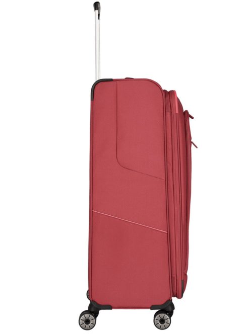 Travelite Skaii L piros 4 kerekű bővíthető nagy méretű bőrönd 