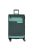 Travelite Viia L zöld 4 kerekű bővíthető nagy méretű bőrönd 