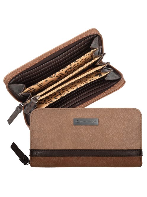 Tom Tailor Elin drapp-barna női pénztárca