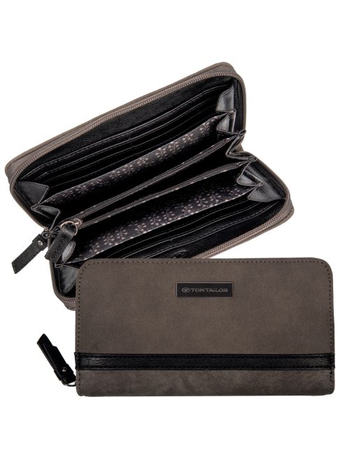 Tom Tailor Elin antracit női pénztárca