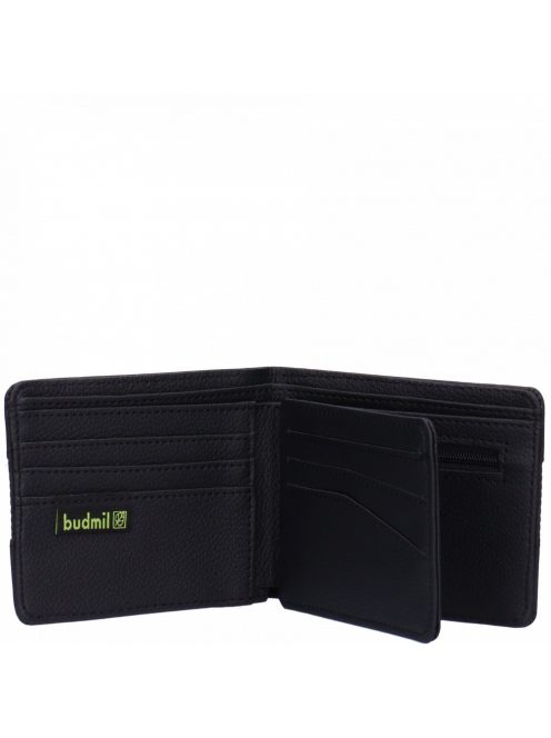 Budmil Steven fekete férfi pénztárca 