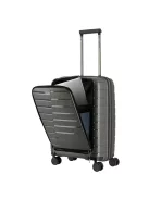 Travelite Air Base S antracit 4 kerekű laptoptartós kabin méretű bőrönd