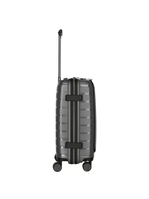 Travelite Air Base S antracit 4 kerekű laptoptartós kabin méretű bőrönd