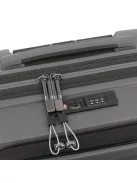 Travelite Air Base S antracit 4 kerekű laptoptartós kabin méretű bőrönd