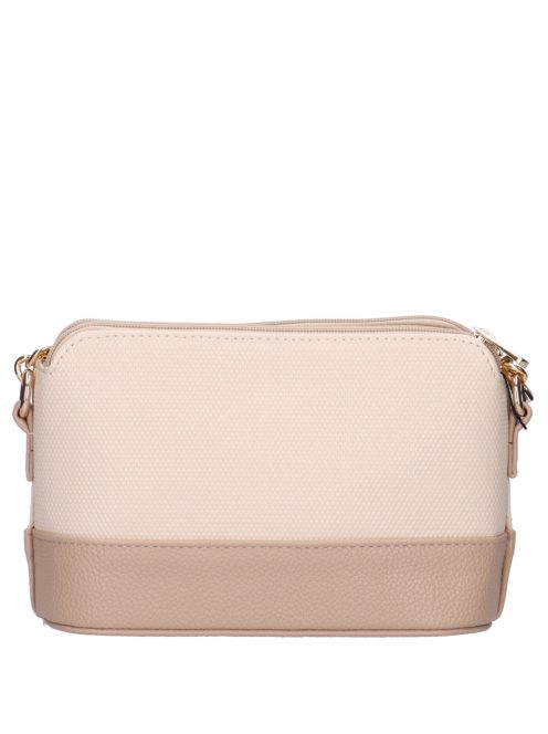 Karen Miki drapp-bézs rostbőr női kicsi oldaltáska