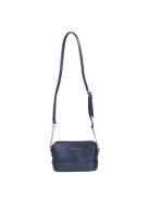 Karen Miki kék rostbőr női kicsi oldaltáska