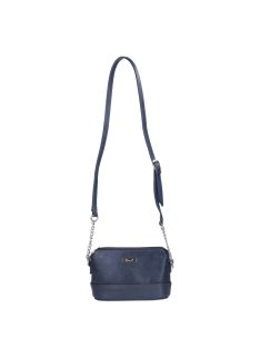 Karen Miki kék rostbőr női kicsi oldaltáska