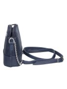 Karen Miki kék rostbőr női kicsi oldaltáska