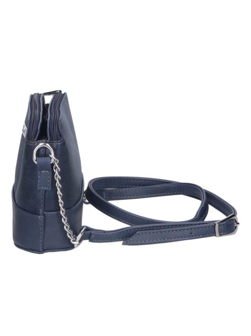 Karen Miki kék rostbőr női kicsi oldaltáska