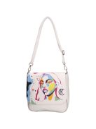 Karen Tosia fehér rostbőr női oldaltáska