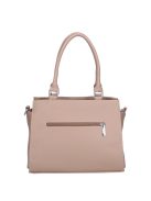 Karen Liberta drapp virágos rostbőr női kézitáska