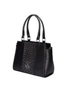 Karen Liberta fekete-ezüst rostbőr női kézitáska