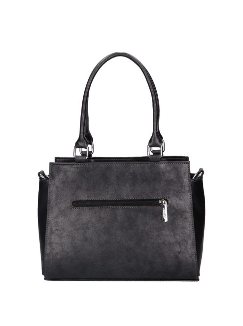 Karen Liberta fekete-ezüst rostbőr női kézitáska