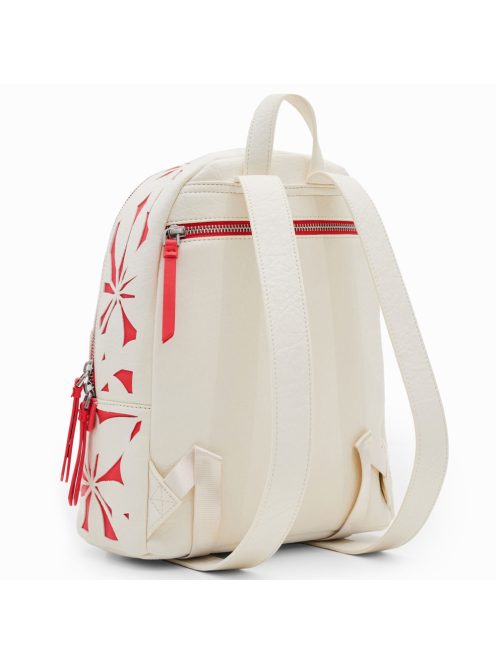 Desigual bézs-korall női hátizsák