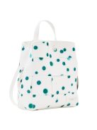 Desigual fehér-zöld pöttyös női hátizsák