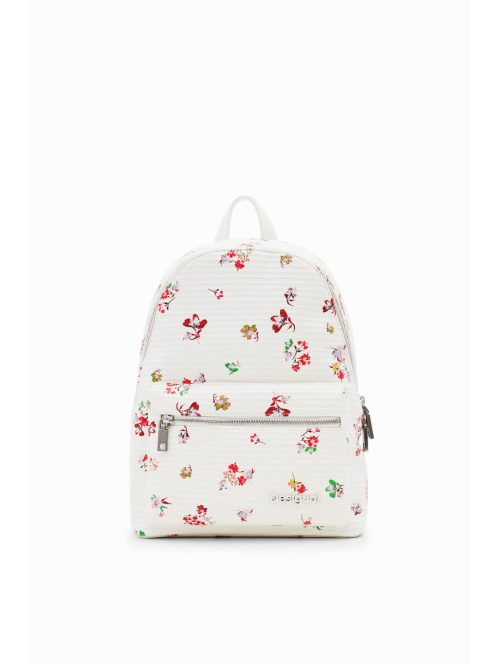 Desigual fehér virágos női hátizsák