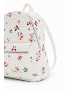 Desigual fehér virágos női hátizsák