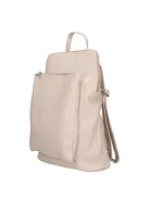 Olasz bőr 4444 bézs női válltáska/hátizsák 