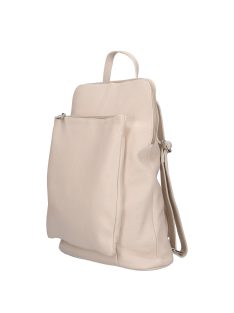 Olasz bőr 4444 bézs női válltáska/hátizsák 