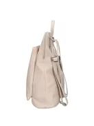 Olasz bőr 4444 bézs női válltáska/hátizsák 