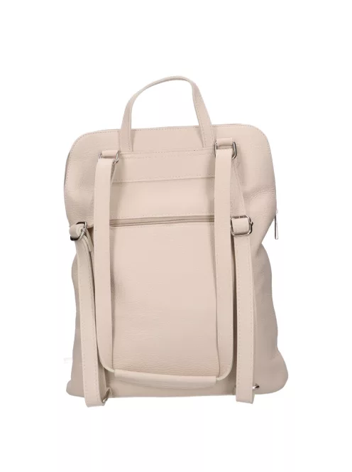 Olasz bőr 4444 bézs női válltáska/hátizsák 