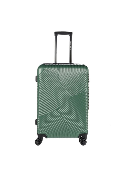 Enrico Benetti 39040-60 Louisville M olive 4 kerekű közepes méretű  bőrönd