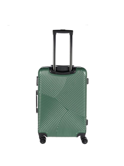 Enrico Benetti 39040-60 Louisville M olive 4 kerekű közepes méretű  bőrönd