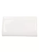 Divatos 9016 fehér lakk női alkalmi táska 