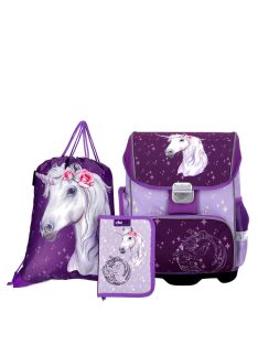 ABC123 unikornis lány iskolatáska szett elsősöknek 