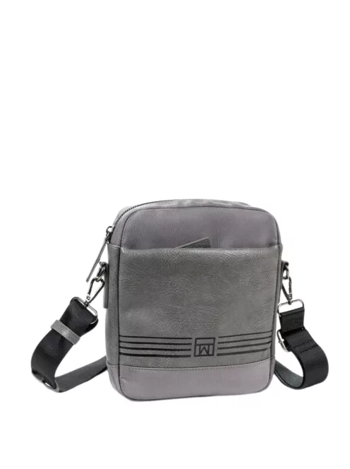 Matties Bags 40040 szürke rostbőr férfi oldaltáska