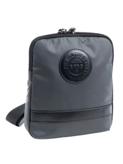 Matties Bags 40116 szürke rostbőr férfi oldaltáska