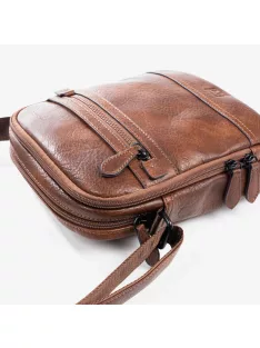 Matties Bags 40104 barna rostbőr férfi oldaltáska