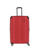 Travelite City piros 4 kerekű bővíthető nagy bőrönd
