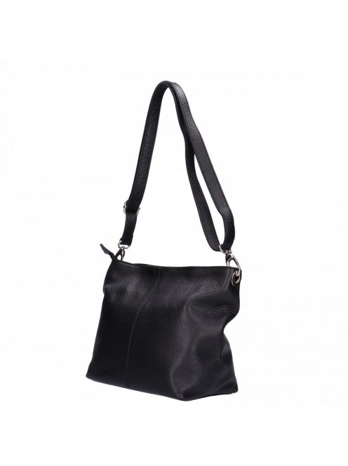 Olasz bőr 0002 fekete kicsi táska