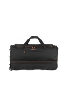 Travelite 96276-01 Basics L fekete narancssárga 70 cm nagy méretű gurulós utazótáska 