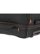 Travelite 96276-01 Basics L fekete narancssárga 70 cm nagy méretű gurulós utazótáska 