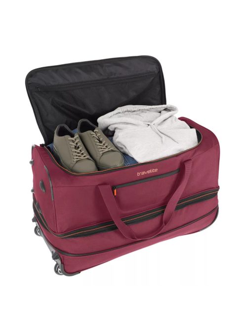 Travelite 96276-70 Basics L bordó 70 cm nagy méretű gurulós utazótáska
