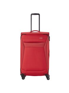Travelite 80049-10 Chios L piros 4 kerekű bővíthető nagy méretű bőrönd 
