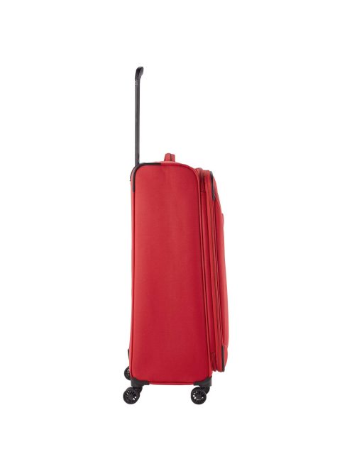Travelite 80049-10 Chios L piros 4 kerekű bővíthető nagy méretű bőrönd 