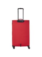 Travelite 80049-10 Chios L piros 4 kerekű bővíthető nagy méretű bőrönd 